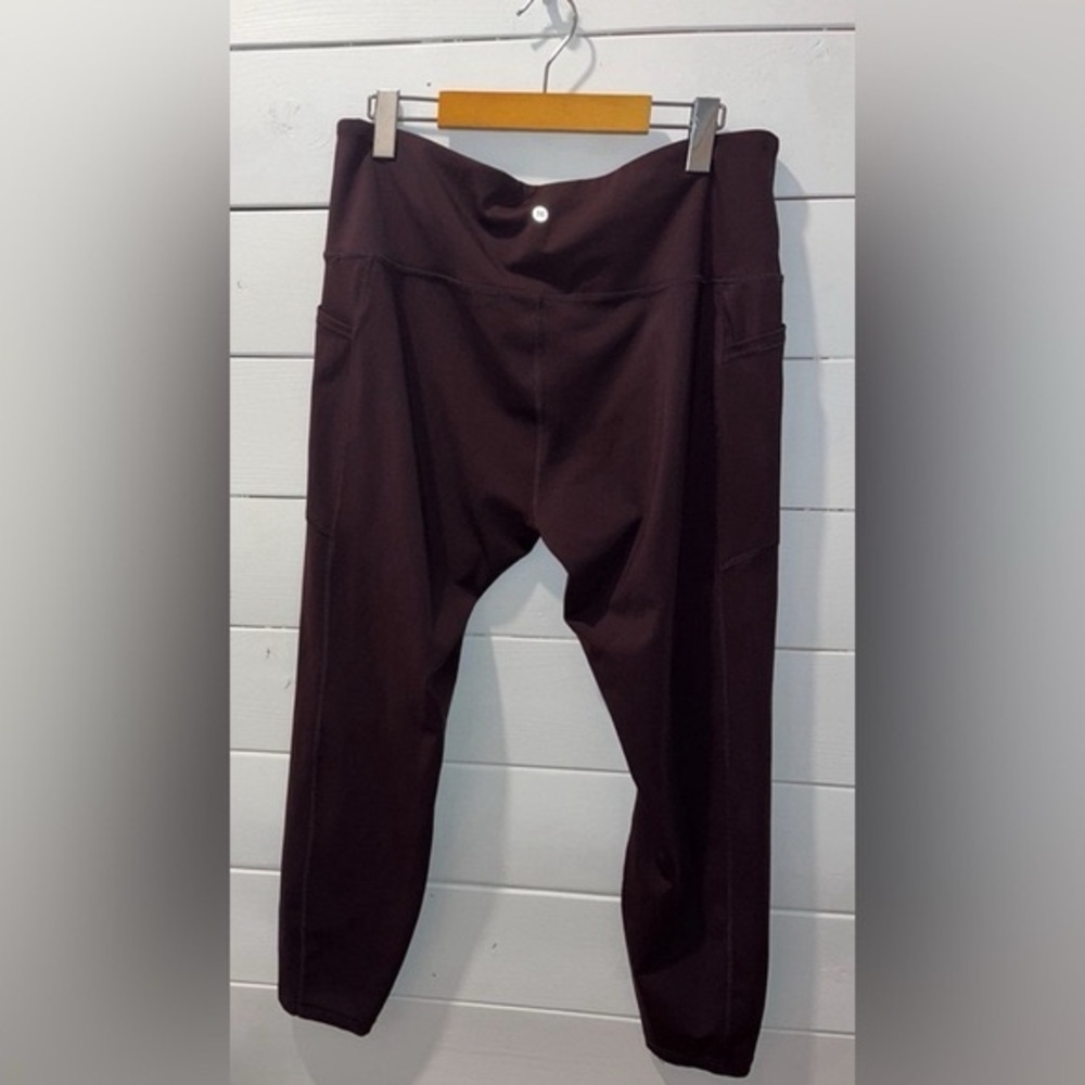 RBX  burgundy legging size xxl
